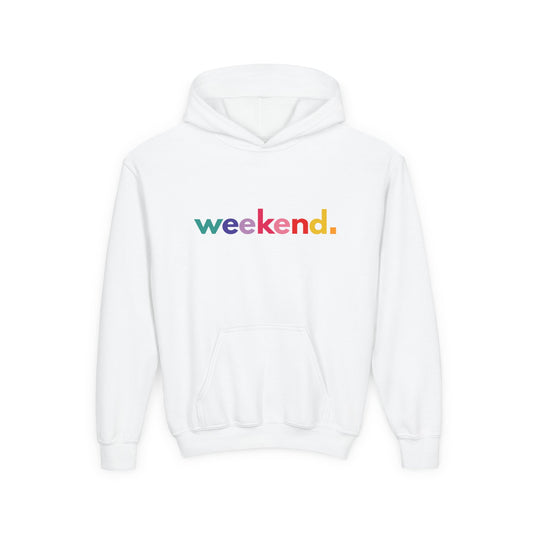 Youth Weekend Heavy Blend Hooded Sweatshirt - Perfect for Relaxation & Casual Style