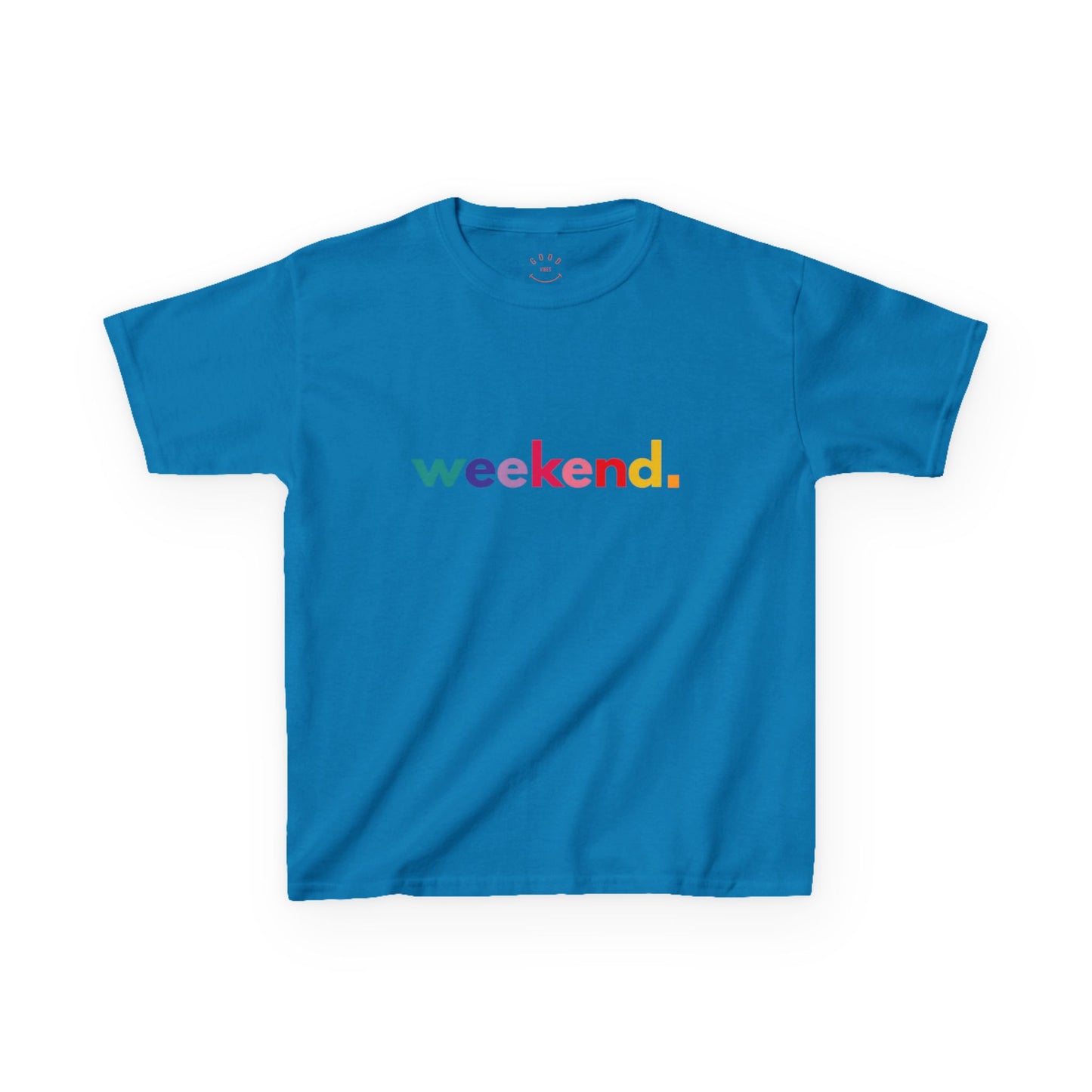 Kids Weekend T-Shirt - Fun & Colorful Cotton Tee for Playful Days