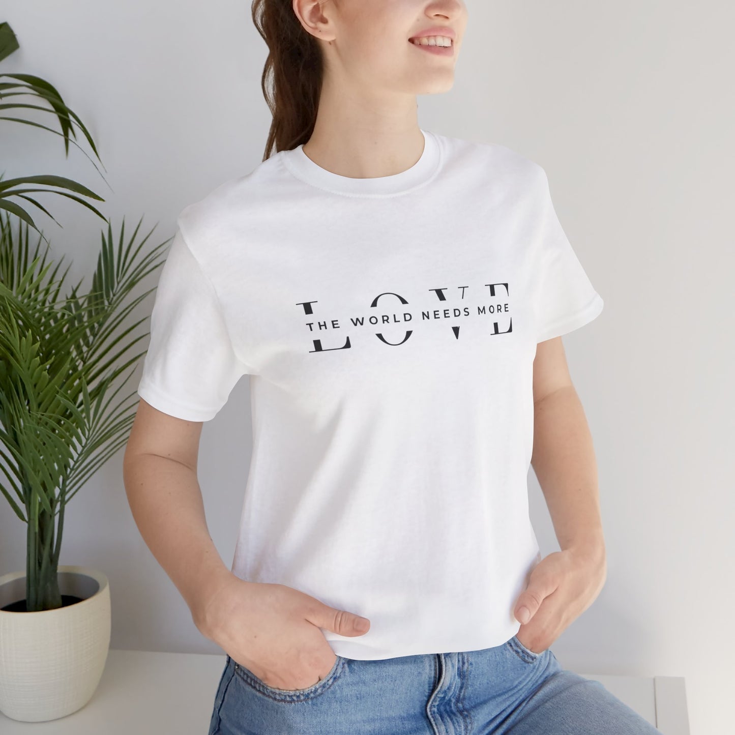 Unisex Love Message Tee - Spread Positivity Every Day