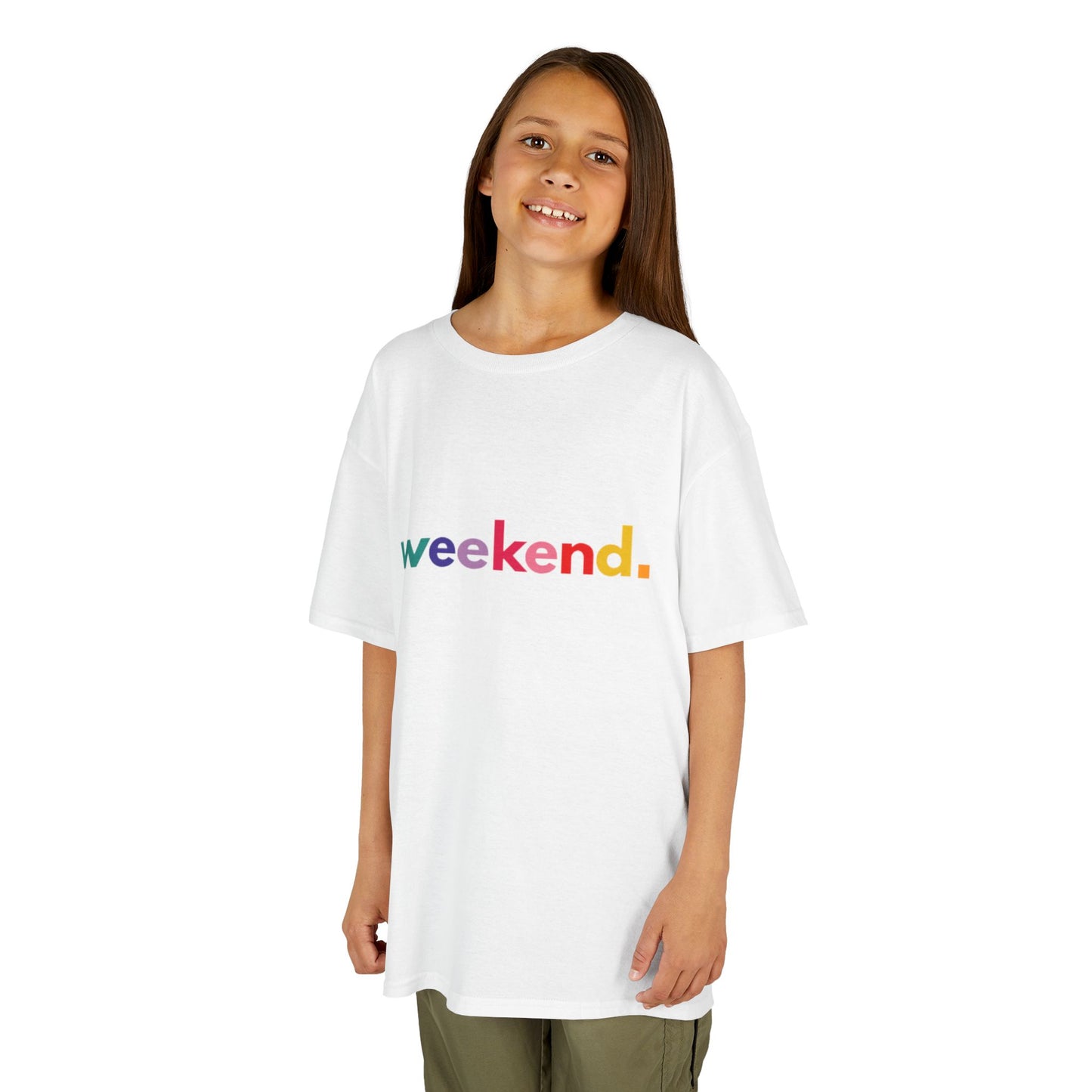 Kids Weekend T-Shirt - Fun & Colorful Cotton Tee for Playful Days