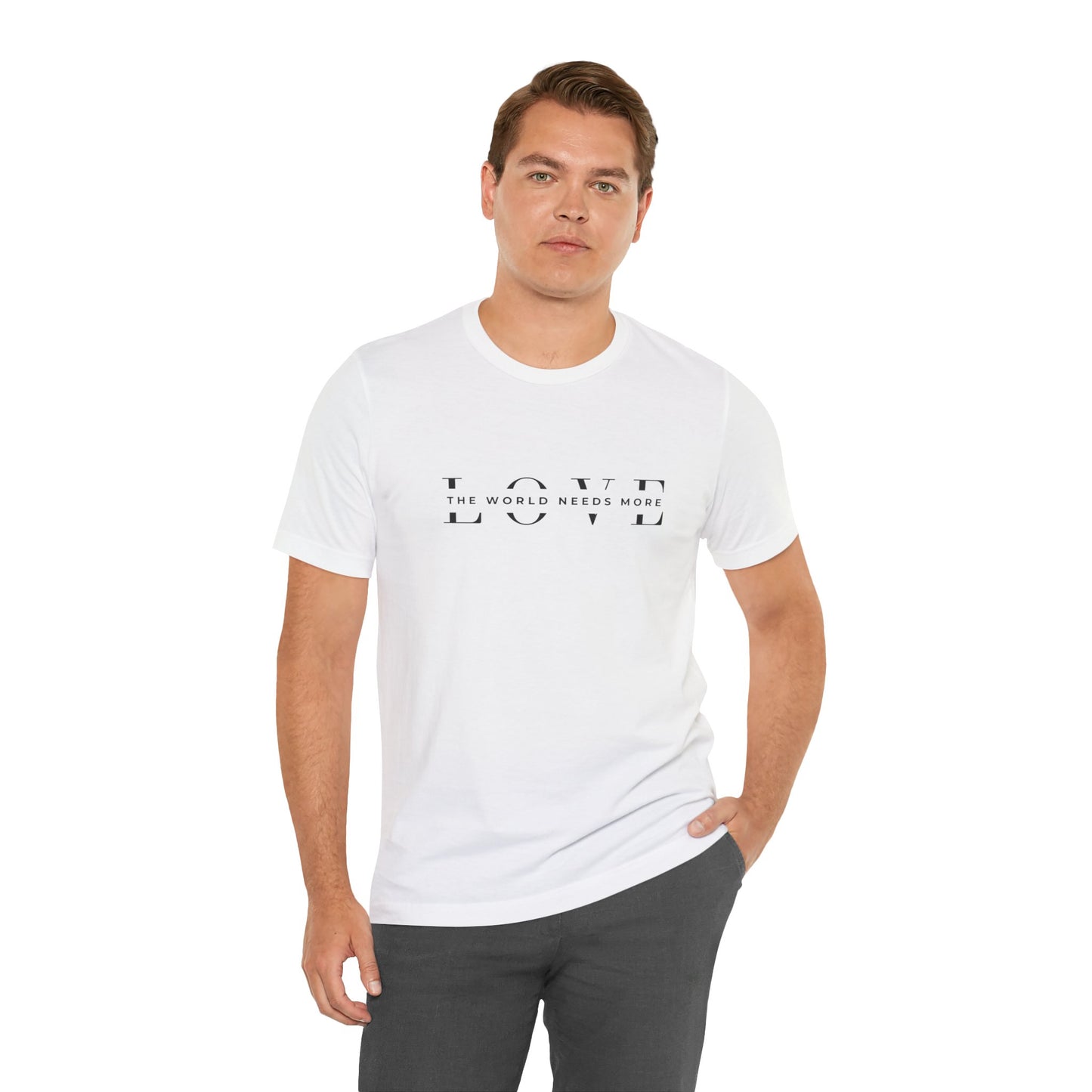 Unisex Love Message Tee - Spread Positivity Every Day