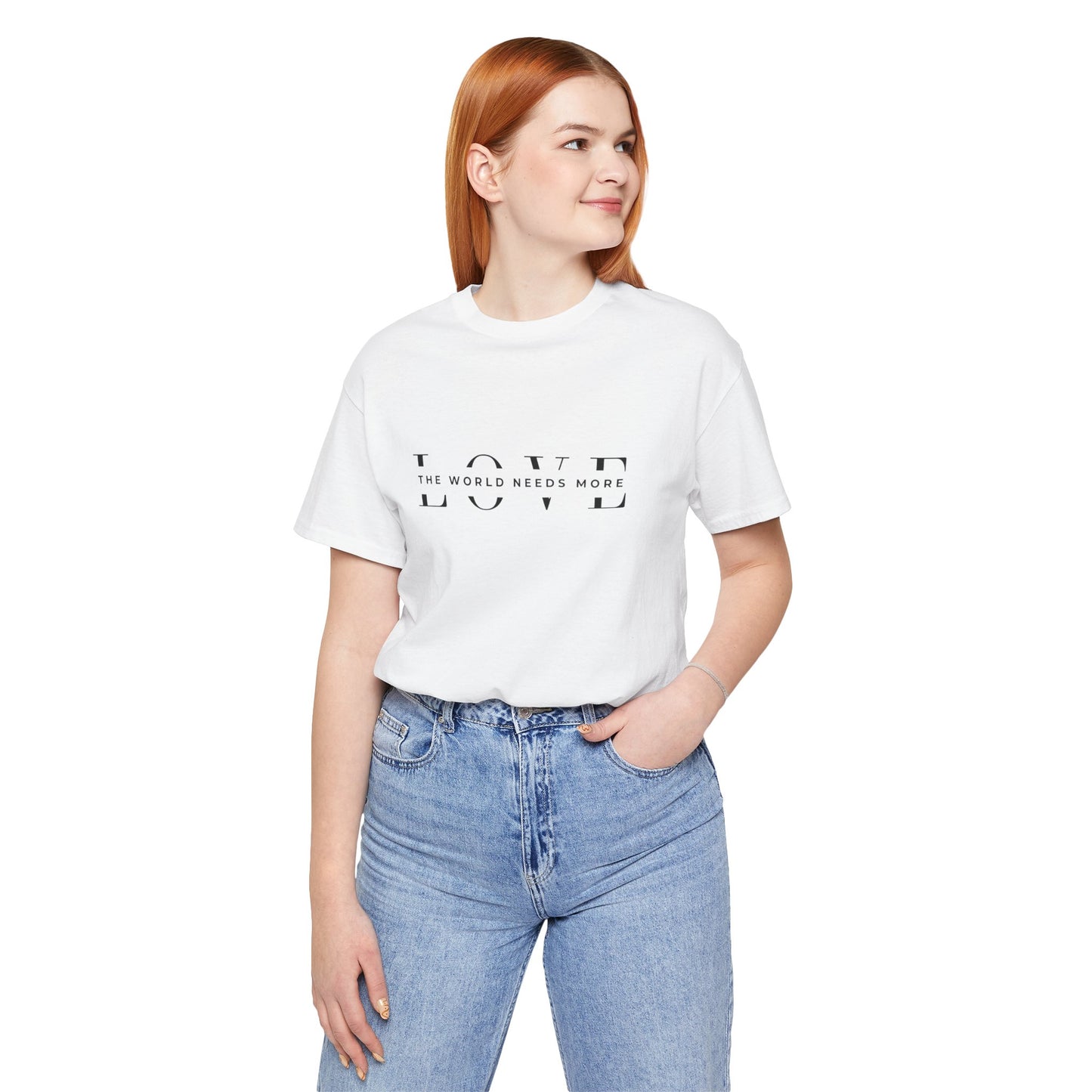 Unisex Love Message Tee - Spread Positivity Every Day