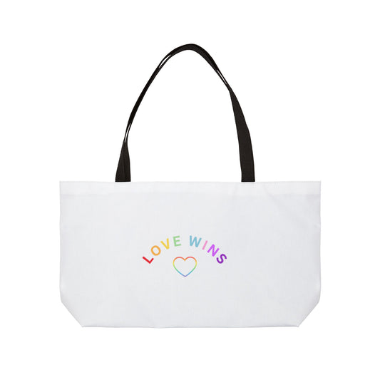 Love Wins Weekender Tote Bag