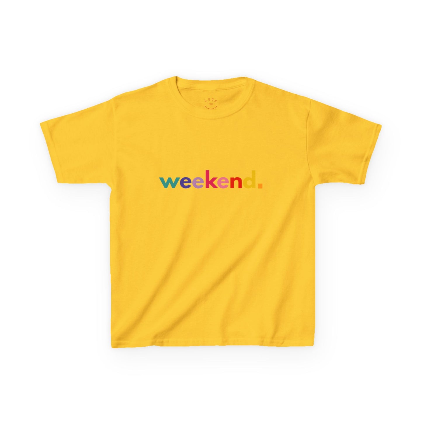 Kids Weekend T-Shirt - Fun & Colorful Cotton Tee for Playful Days