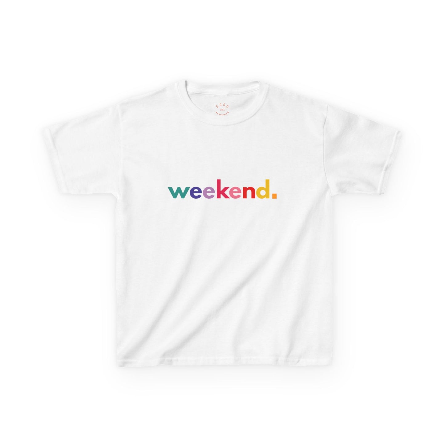 Kids Weekend T-Shirt - Fun & Colorful Cotton Tee for Playful Days