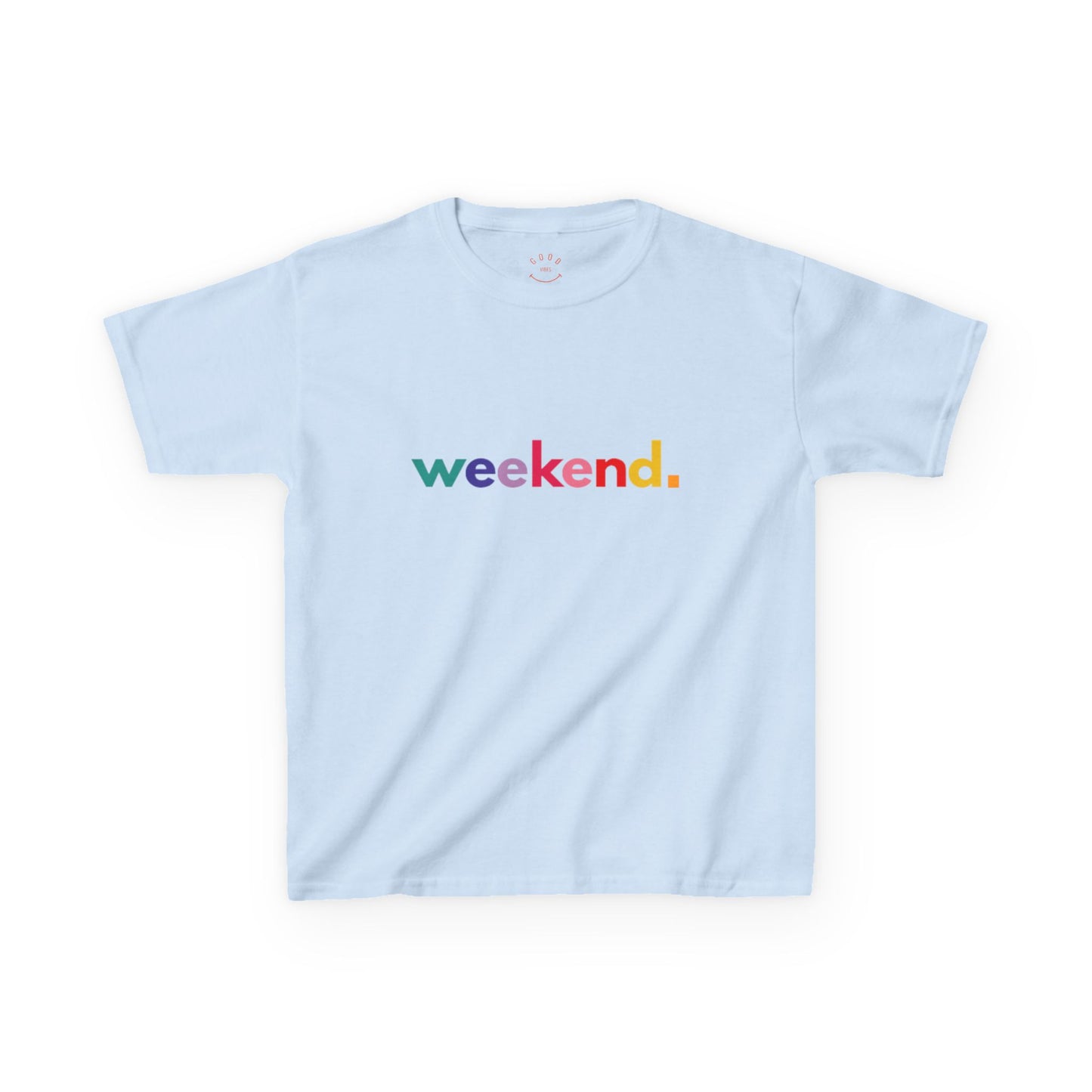 Kids Weekend T-Shirt - Fun & Colorful Cotton Tee for Playful Days