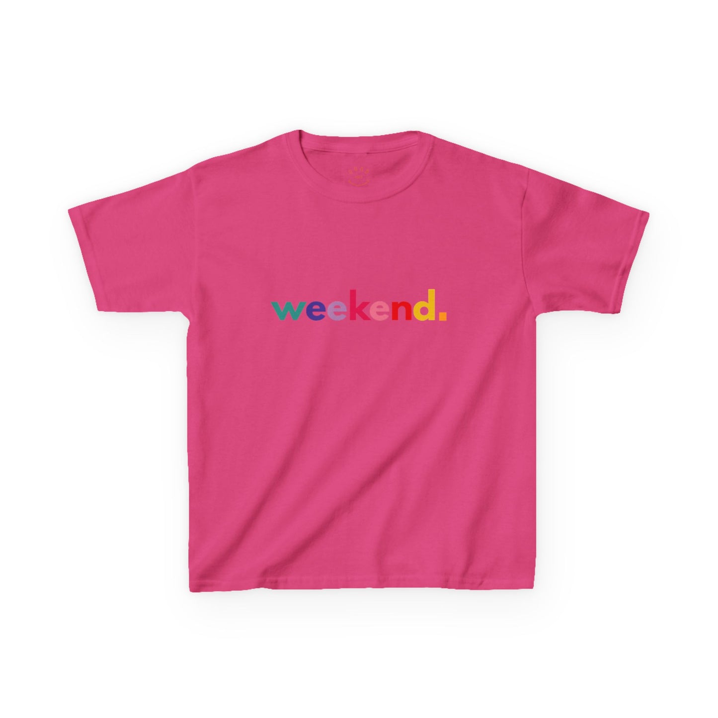 Kids Weekend T-Shirt - Fun & Colorful Cotton Tee for Playful Days