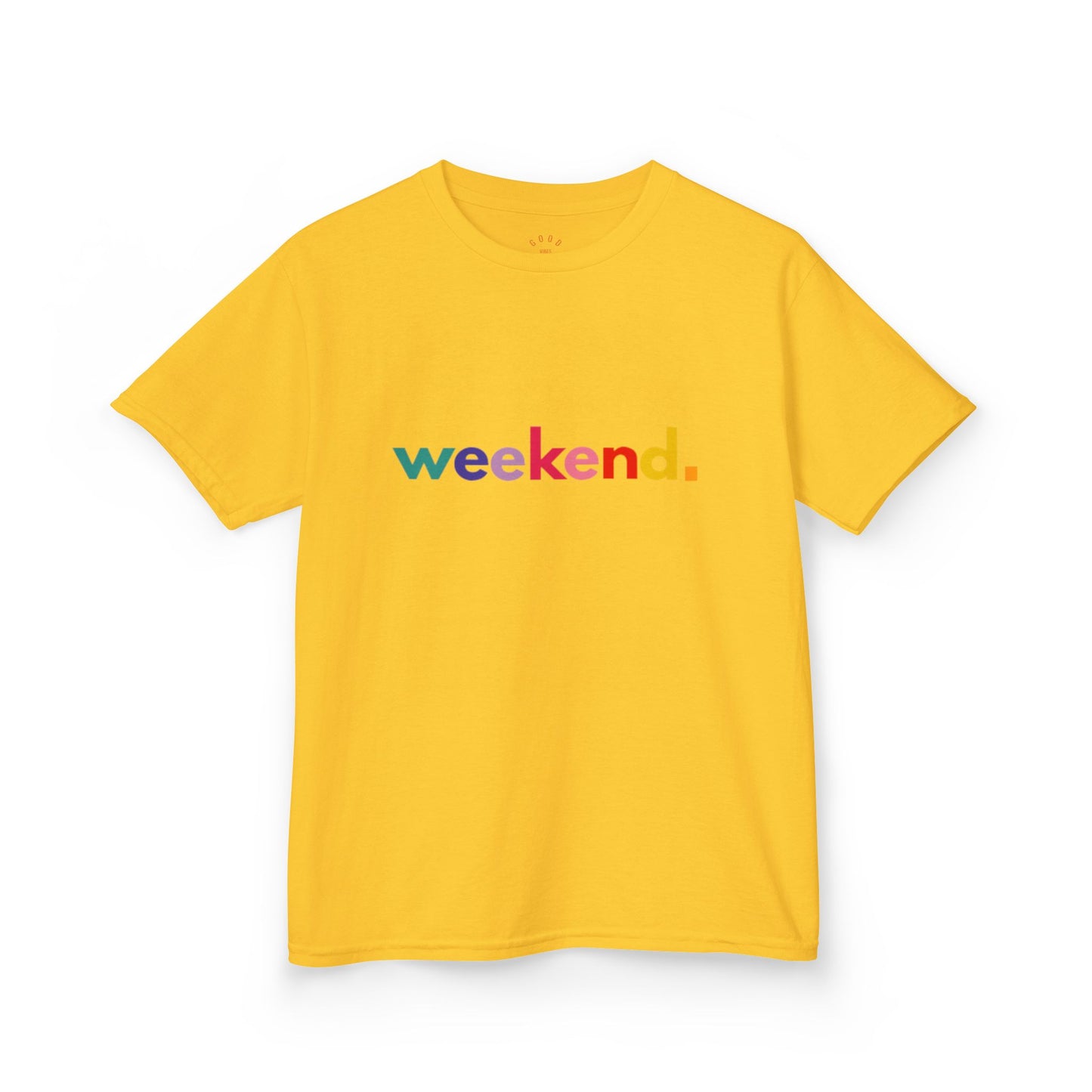 Kids Weekend T-Shirt - Fun & Colorful Cotton Tee for Playful Days