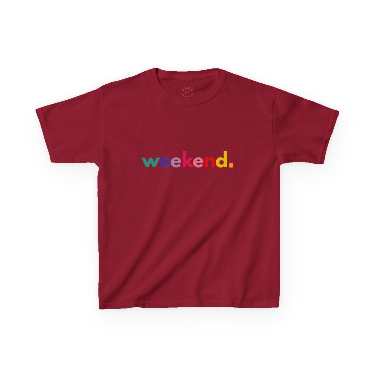 Kids Weekend T-Shirt - Fun & Colorful Cotton Tee for Playful Days