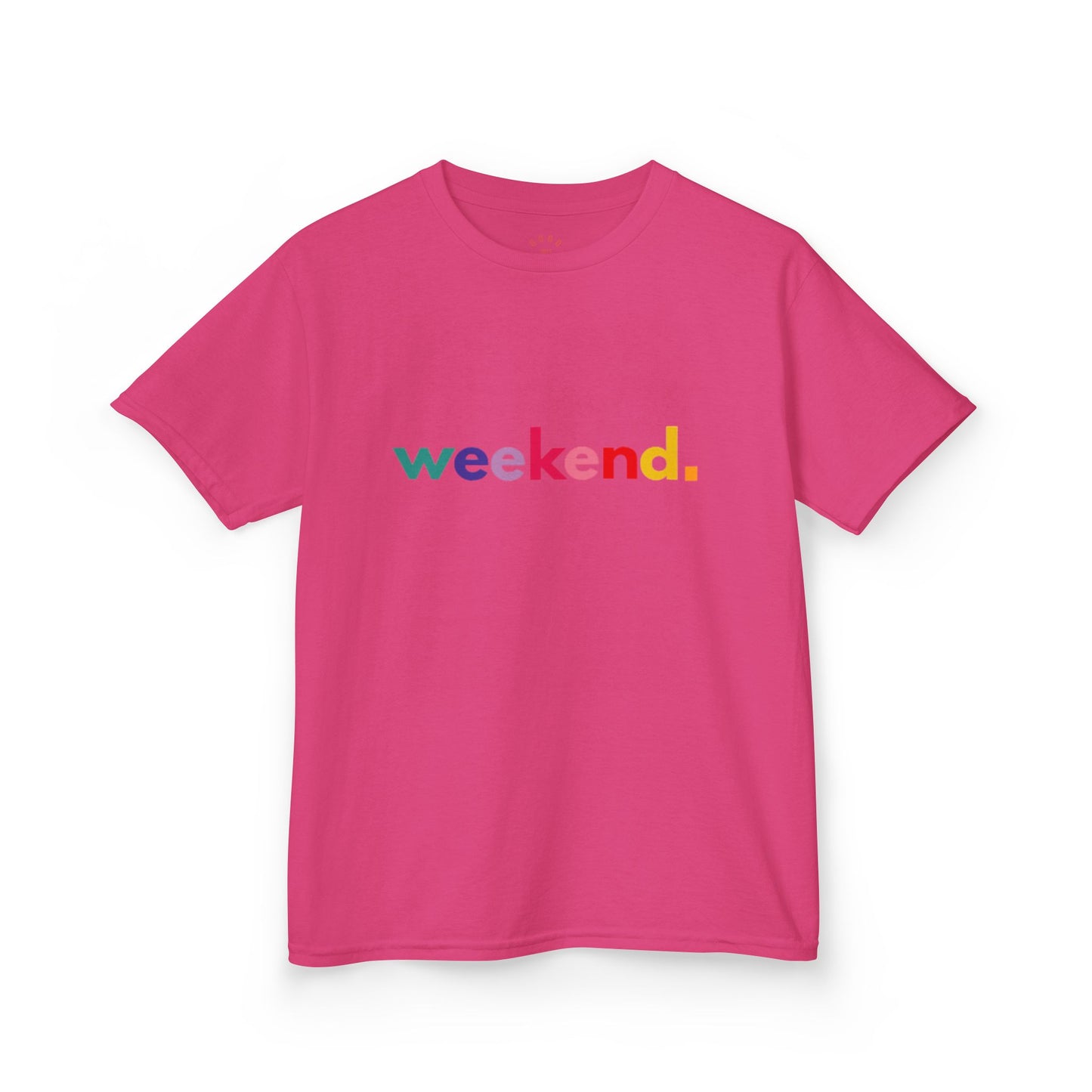 Kids Weekend T-Shirt - Fun & Colorful Cotton Tee for Playful Days