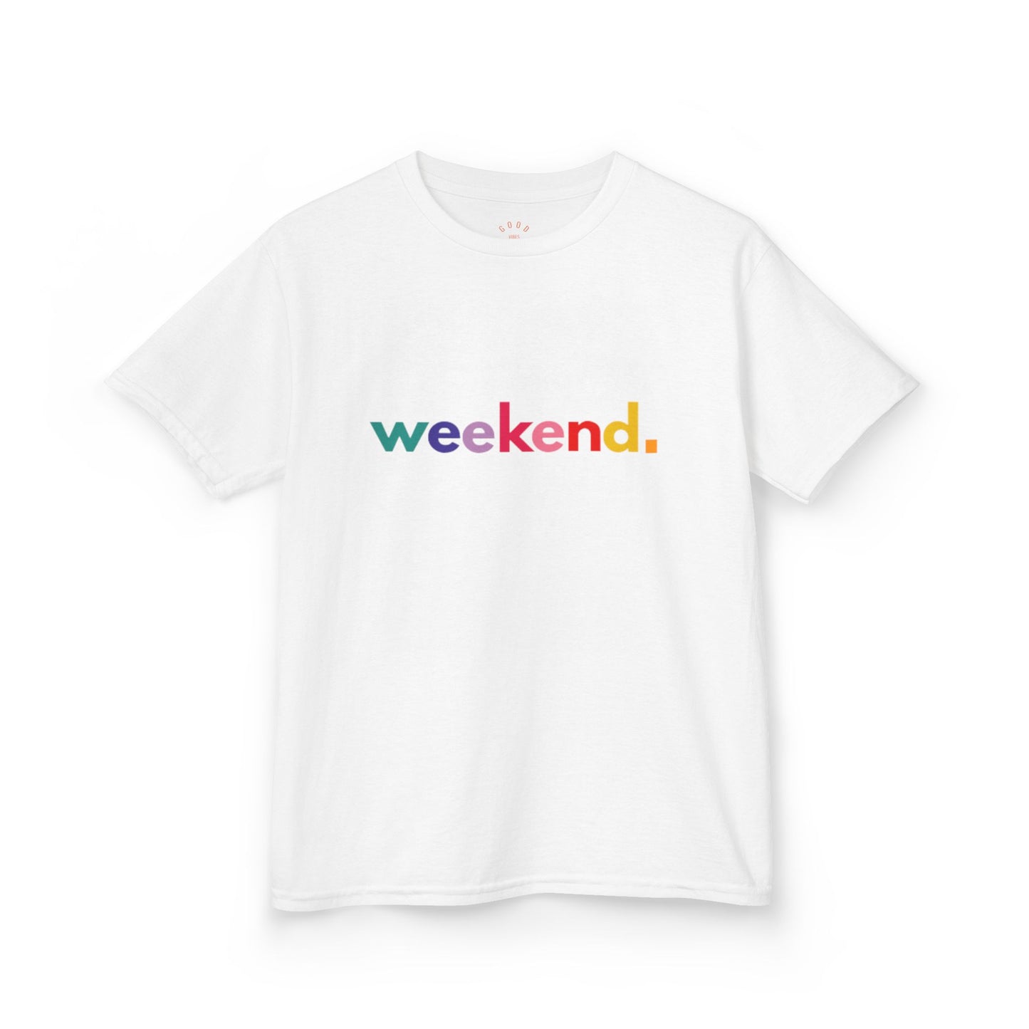 Kids Weekend T-Shirt - Fun & Colorful Cotton Tee for Playful Days