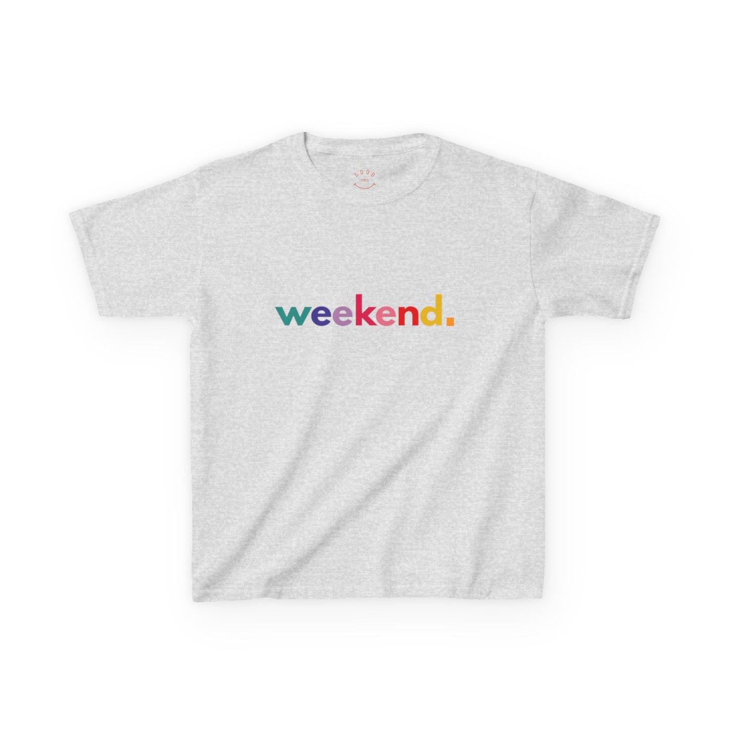 Kids Weekend T-Shirt - Fun & Colorful Cotton Tee for Playful Days